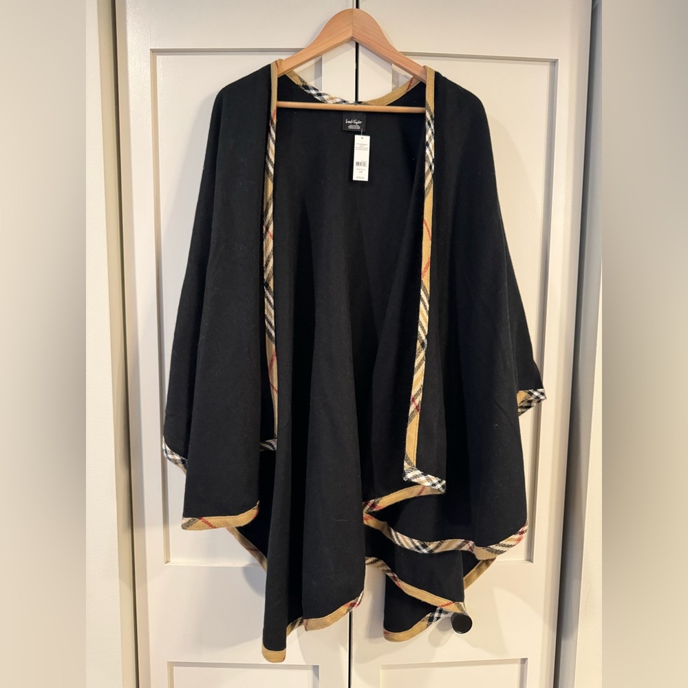 NWT Burberry Trim Shawl